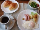 ペンション風の朝食