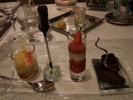 Stéphane Derbord lulunが頼んだムニュ、gourmet goumandの一部。Dégustation des Desserts