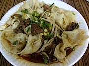 西安名吃の羊肉麺